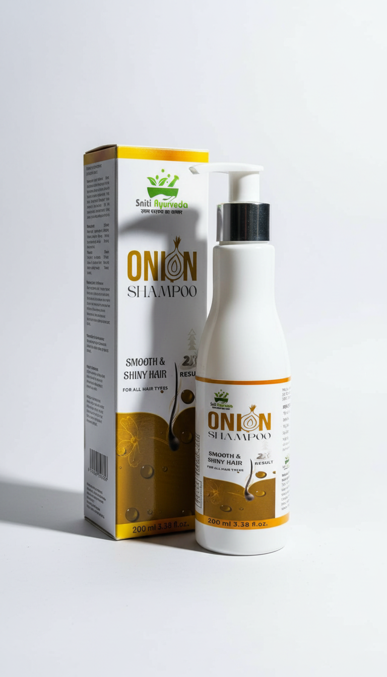 Hair Growth Combo: Onion Ginger Hair Oil & Onion Shampoo + FREE Coffee Tomato Face Wash