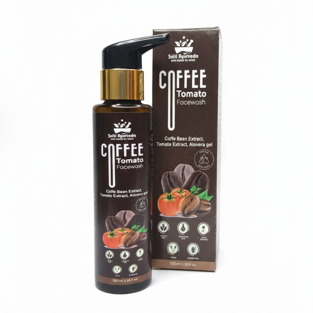 Sniti Ayurveda Coffee Tomato Facewash - Brightening & Exfoliating Cleanser